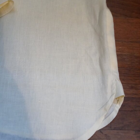 J. JILL love linen button front shirt in sunlight (XL) - Picture 5 of 14